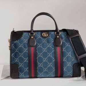 GUCCI Velvet GG Monogram Textured Calfskin