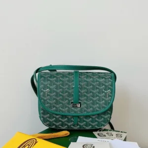 Goyard Green Crossbody Women’s  Bag 22x16x7cm