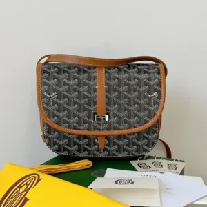 Goyard Orange Leather Pattern 22x16x7cm