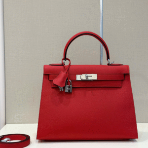 Hermes Kelly Red Woman’s Handbags 28cm