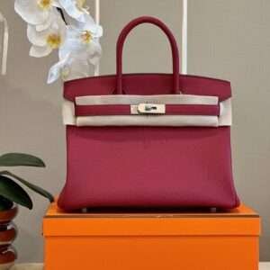 Hermes Plum Red Birkin 30cm